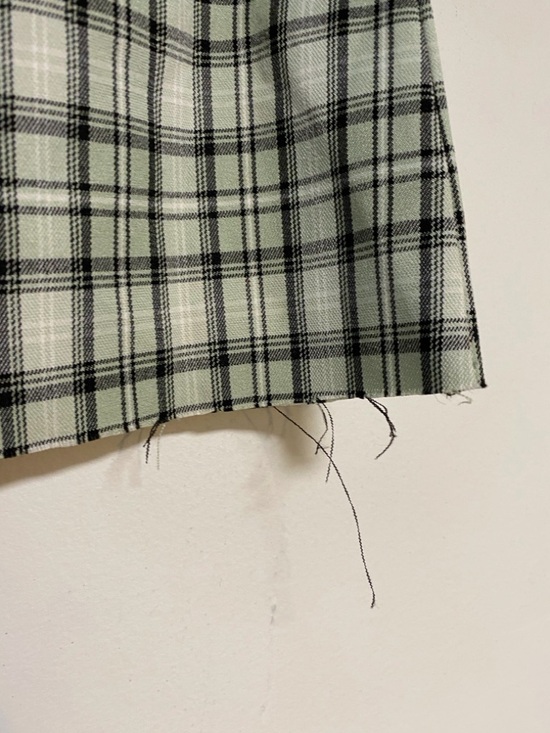 Princess Polly Plaid Mini Skirt US 0 Green Check Schoolgirl Style - Picture 6 of 9